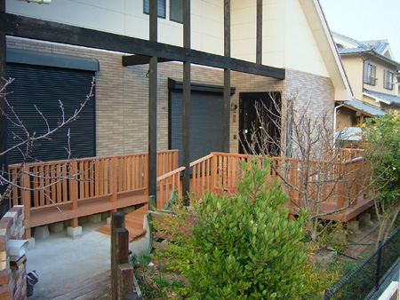 【施行事例】ウッドデッキ写真館001