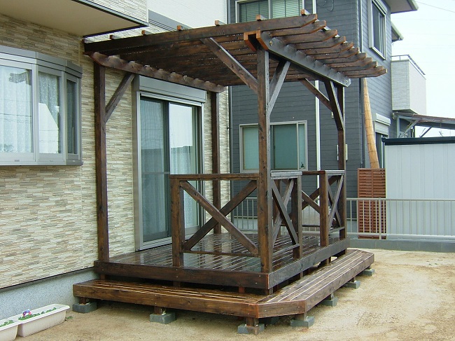 【施行事例】ウッドデッキ写真館010