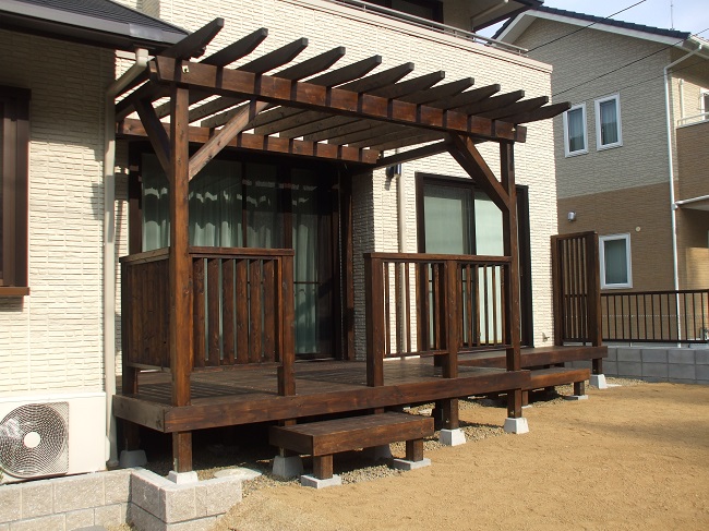 【施行事例】ウッドデッキ写真館015