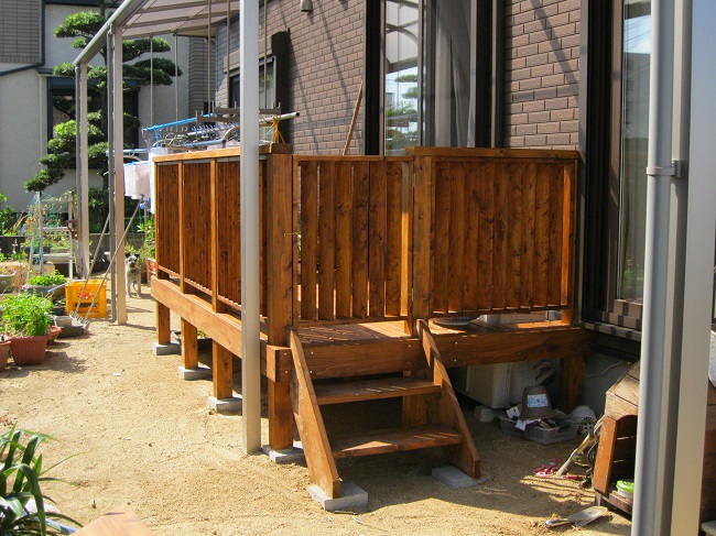 【施行事例】ウッドデッキ写真館021