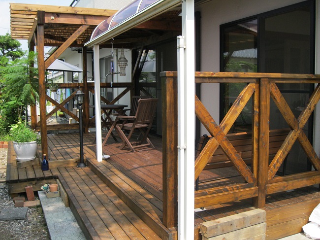 【施行事例】ウッドデッキ写真館025