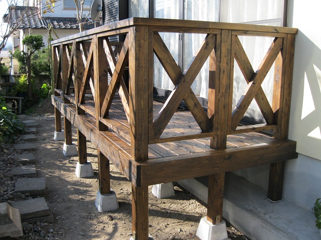 【施行事例】ウッドデッキ写真館029