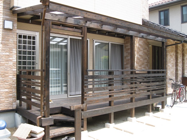 【施行事例】ウッドデッキ写真館038