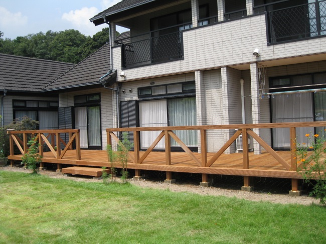 【施行事例】ウッドデッキ写真館040