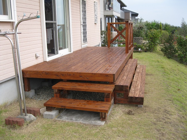 【施行事例】ウッドデッキ写真館041