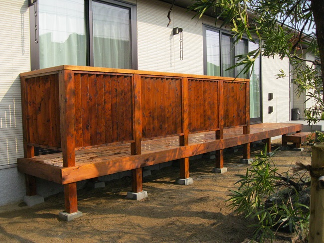 【施行事例】ウッドデッキ写真館044