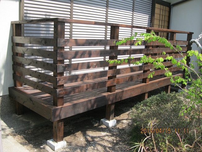 【施行事例】ウッドデッキ写真館060