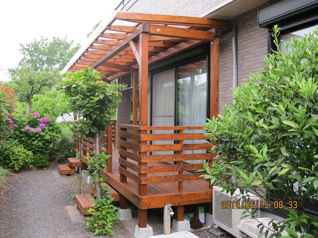 【施行事例】ウッドデッキ写真館063