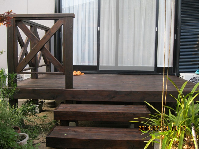 【施行事例】ウッドデッキ写真館066