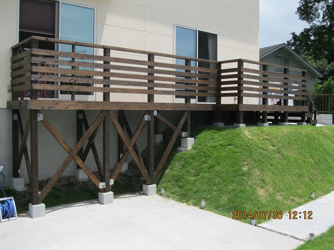 【施行事例】ウッドデッキ写真館067