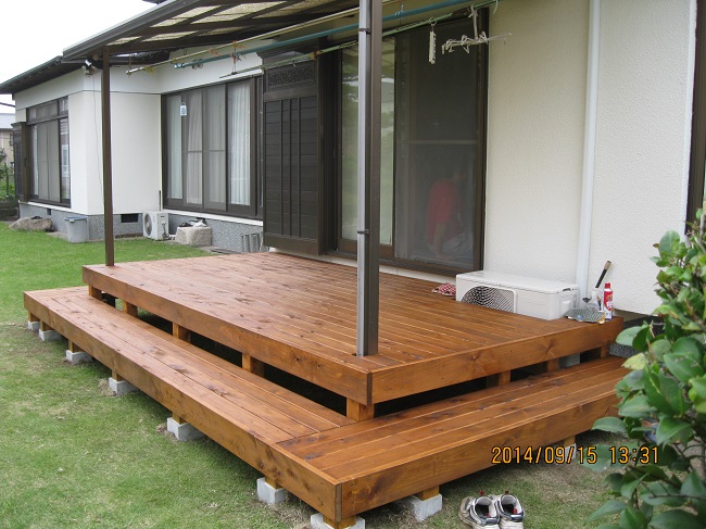 【施行事例】ウッドデッキ写真館068