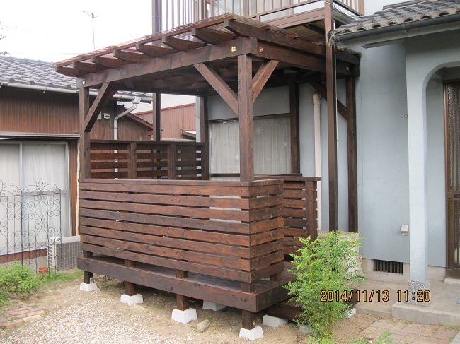 【施行事例】ウッドデッキ写真館070