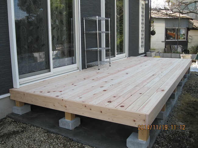 【施行事例】ウッドデッキ写真館071