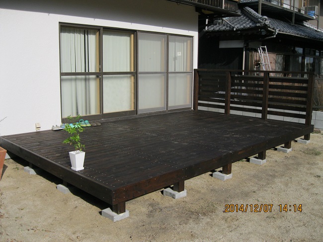 【施行事例】ウッドデッキ写真館073