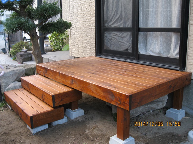 【施行事例】ウッドデッキ写真館074