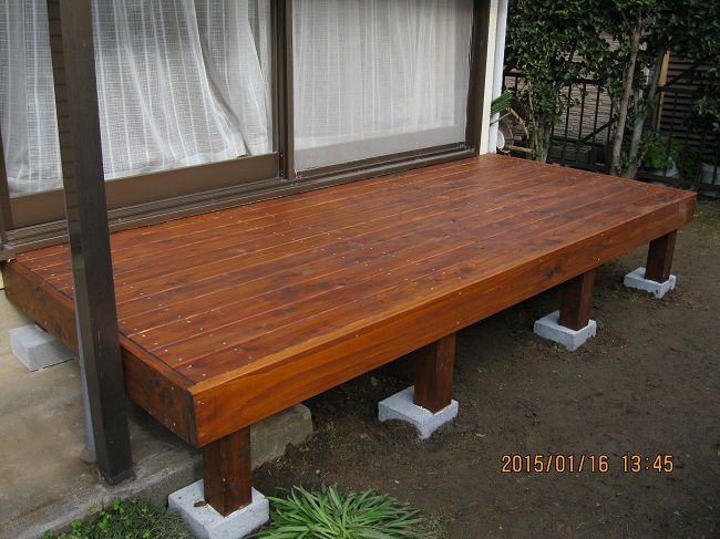 【施行事例】ウッドデッキ写真館075